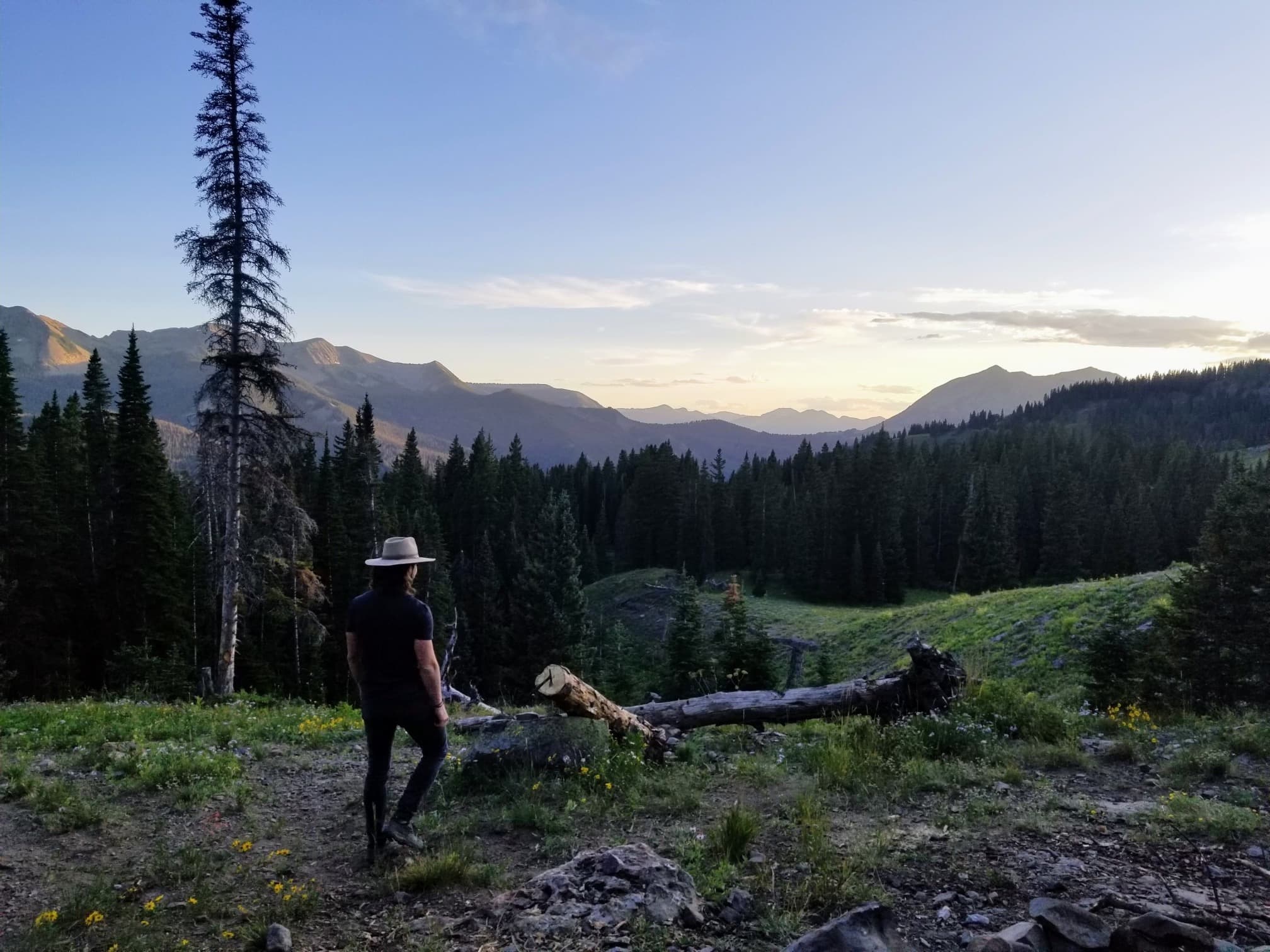 Camping in Crested Butte.