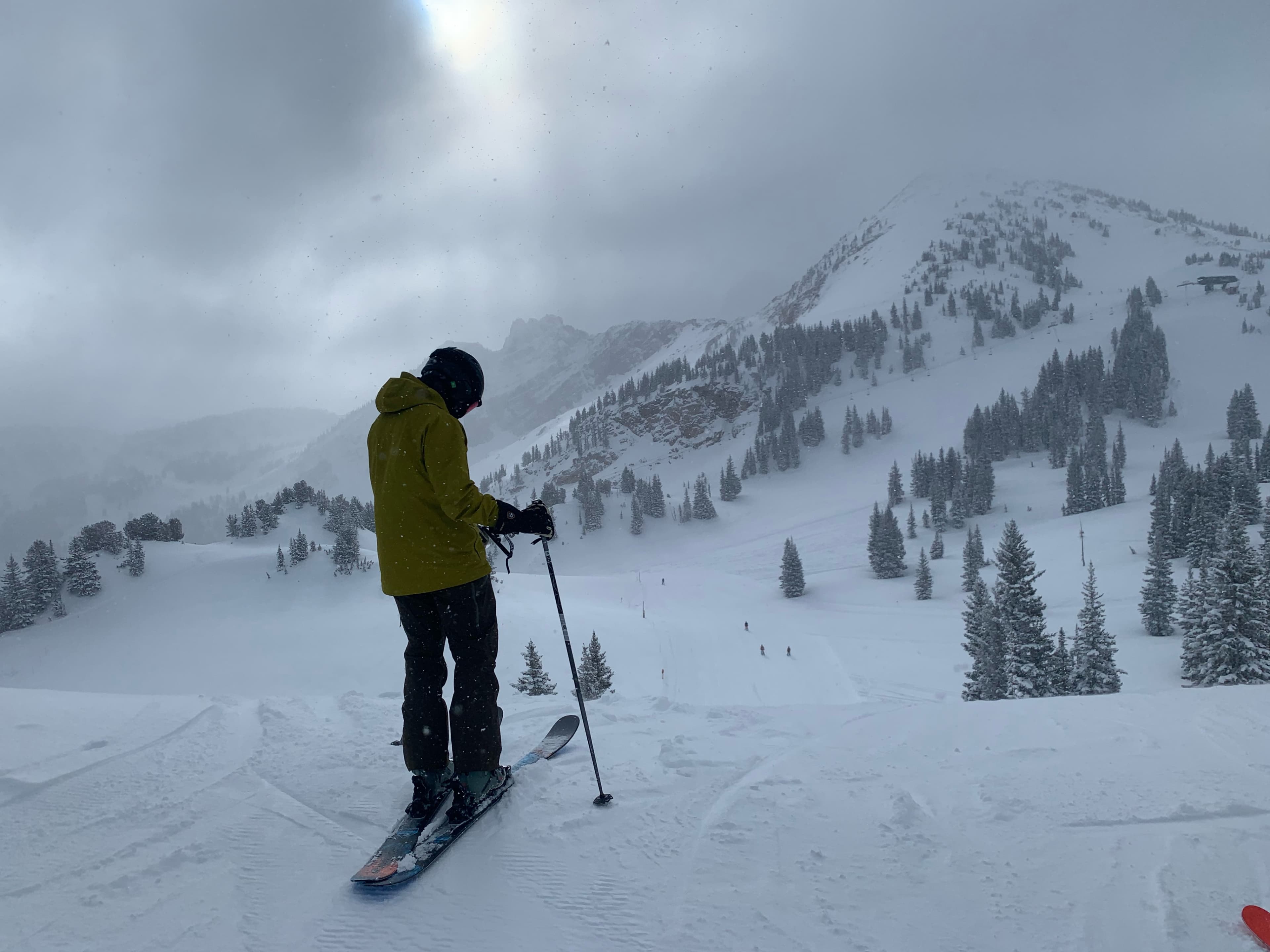 Skiing at Snowbird.