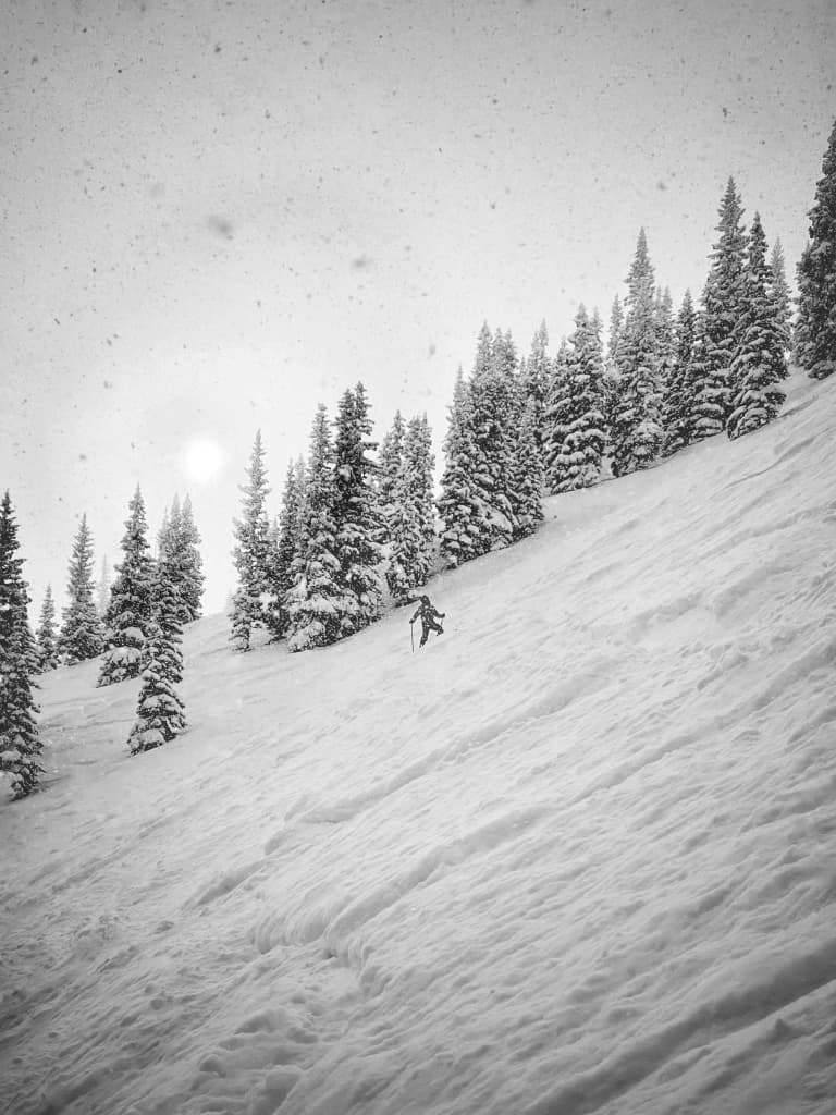 Skiing Snowmass Wall 1.